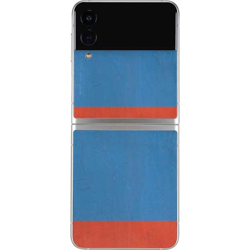 Russian Flag Distressed Galaxy Z Flip3 5G Skin