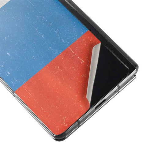 Russian Flag Distressed Galaxy Z Fold2 5G Skin