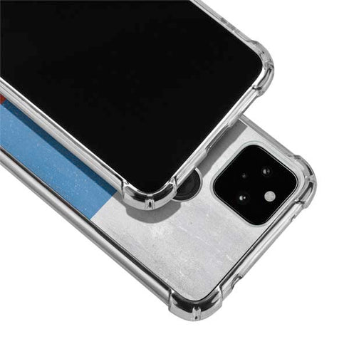 Russian Flag Distressed Google Pixel 4a 5G Clear Case