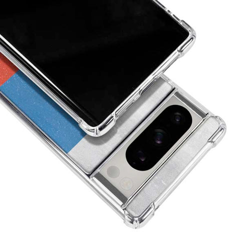 Russian Flag Distressed Google Pixel 8 Pro Clear Case