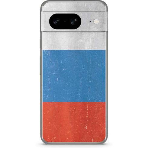 Russian Flag Distressed Google Pixel 8 Skin