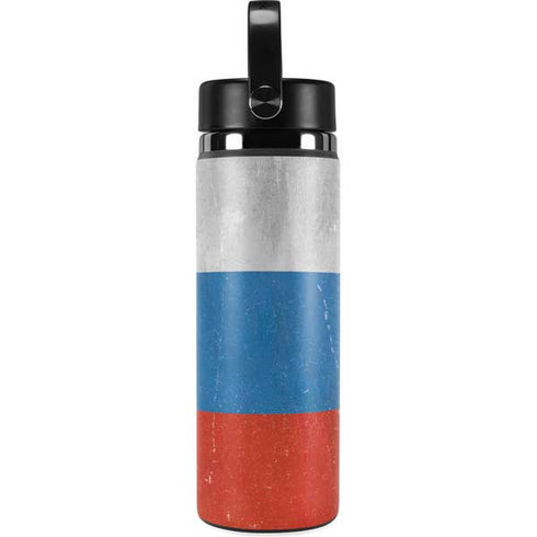 Russian Flag Distressed Hydro Flask 20oz Wide Mouth Skin