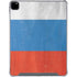 Russian Flag Distressed iPad Pro 12.9in (2020) Clear Case