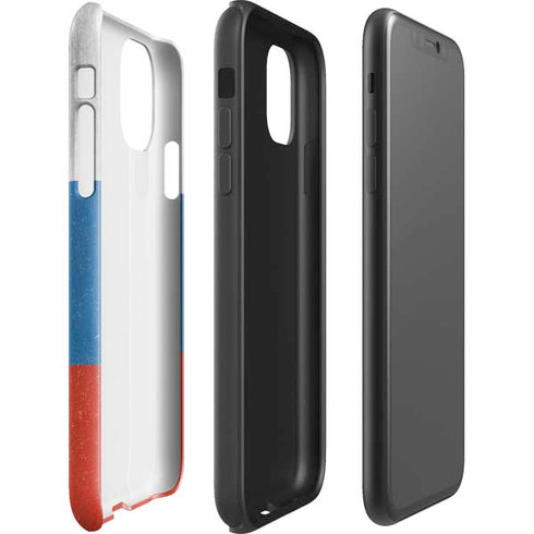 Russian Flag Distressed iPhone 11 Impact Case