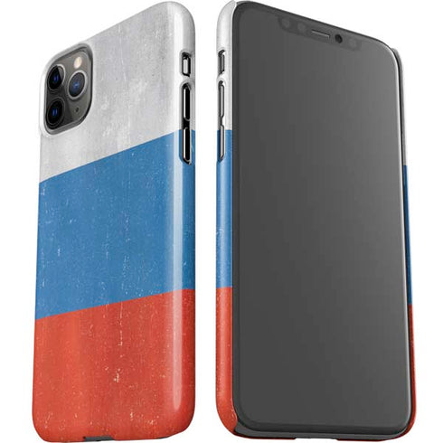 Russian Flag Distressed iPhone 11 Pro Max Lite Case