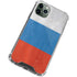Russian Flag Distressed iPhone 12 Pro Clear Case