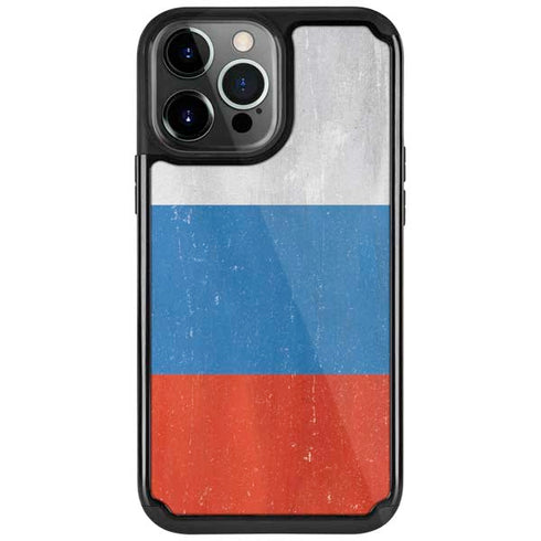 Russian Flag Distressed iPhone 13 Pro Cargo Case
