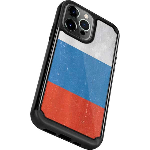 Russian Flag Distressed iPhone 13 Pro Cargo Case