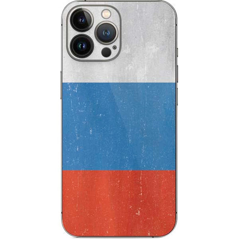 Russian Flag Distressed iPhone 13 Pro Max Skin