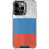 Russian Flag Distressed iPhone 14 Pro Clear Case