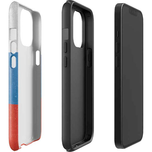 Russian Flag Distressed iPhone 14 Pro Max Impact Case