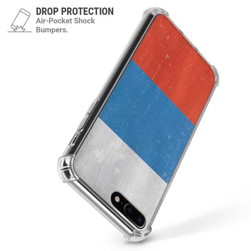 Russian Flag Distressed iPhone 7/8 Plus Clear Case