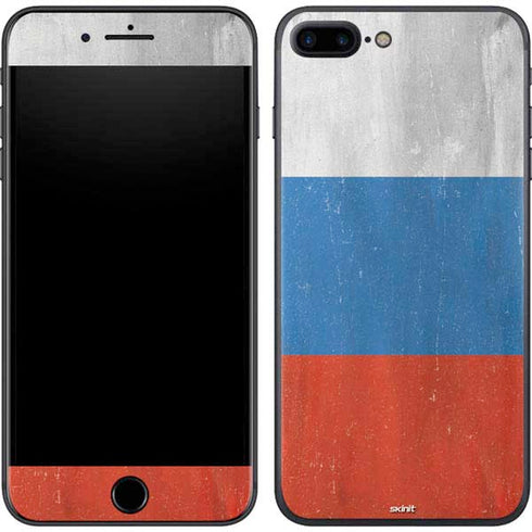 Russian Flag Distressed iPhone 8 Plus Skin