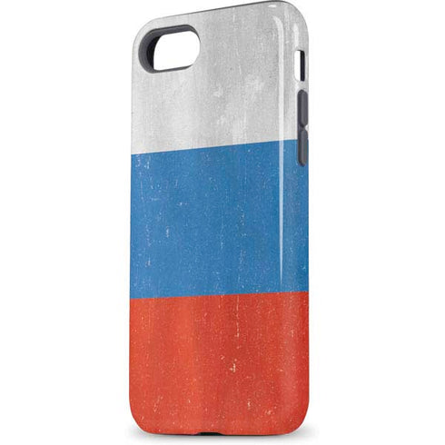 Russian Flag Distressed iPhone 8 Pro Case