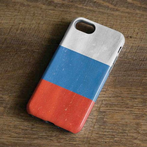 Russian Flag Distressed iPhone 8 Pro Case