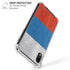 Russian Flag Distressed iPhone XR Clear Case