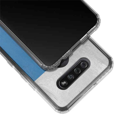 Russian Flag Distressed LG K51/Q51 Clear Case