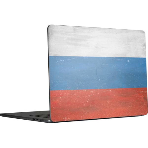 Russian Flag Distressed MacBook Air 15 in (2023) Skin