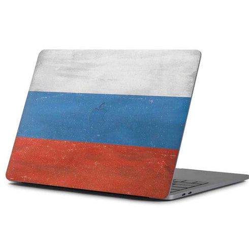 Russian Flag Distressed Apple MacBook Pro 13-inch Skin
