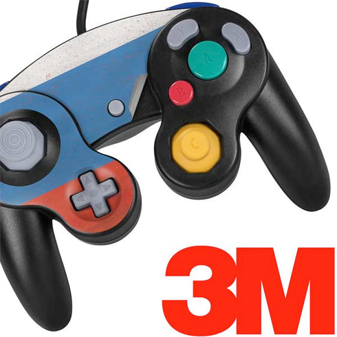 Russian Flag Distressed Nintendo GameCube Controller Skin