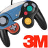 Russian Flag Distressed Nintendo GameCube Controller Skin