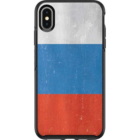 Russian Flag Distressed Otterbox Symmetry iPhone Skin