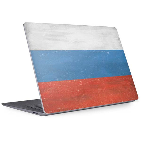 Russian Flag Distressed Surface Laptop 3 13.5in Skin