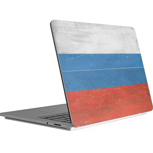 Russian Flag Distressed Surface Laptop Studio Skin