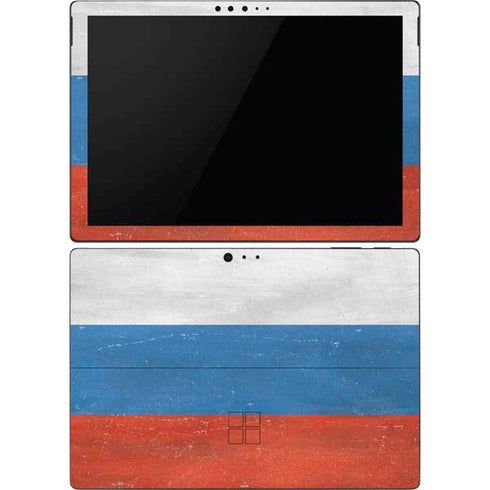 Russian Flag Distressed Surface Pro 6 Skin