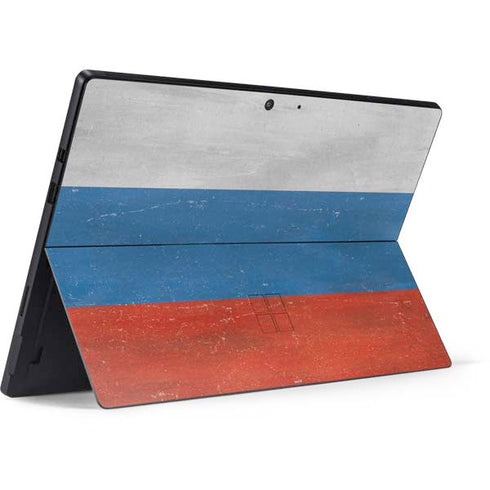 Russian Flag Distressed Surface Pro 7 Skin