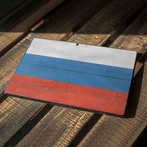 Russian Flag Distressed Surface Pro 7 Skin