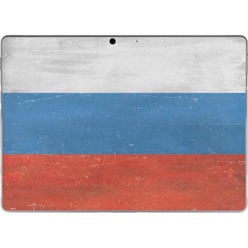 Russian Flag Distressed Surface Pro 9 Skin