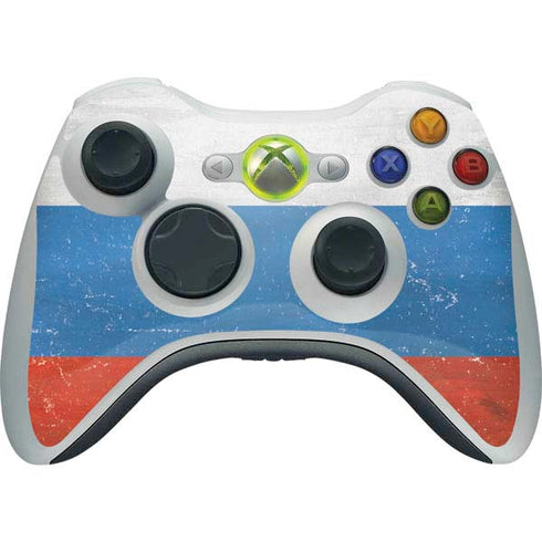 Russian Flag Distressed Xbox 360 Wireless Controller Skin