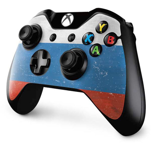 Russian Flag Distressed Xbox One Controller Skin