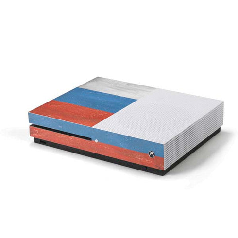 Russian Flag Distressed Xbox One S Console Skin
