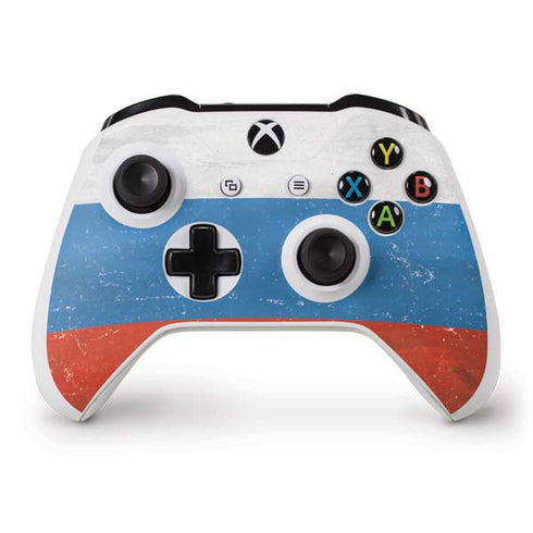 Russian Flag Distressed Xbox One S Controller Skin