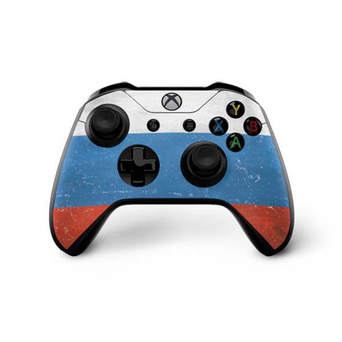Russian Flag Distressed Xbox One X Controller Skin
