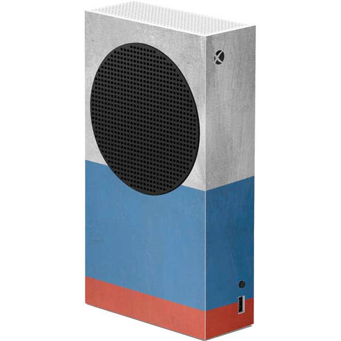 Russian Flag Distressed Xbox Series S Console Skin