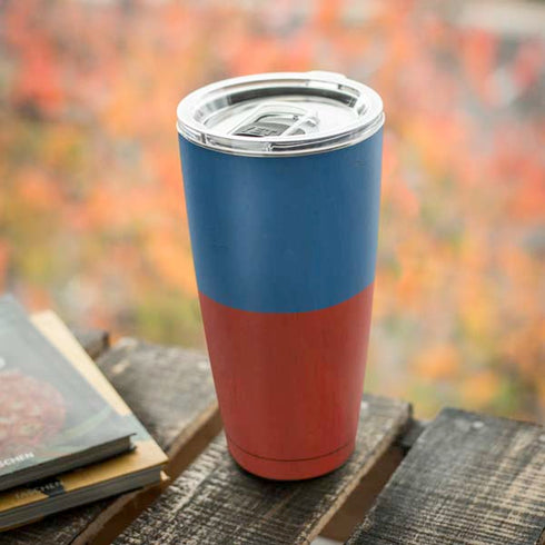 Russian Flag Distressed Yeti 20oz Tumbler Skin