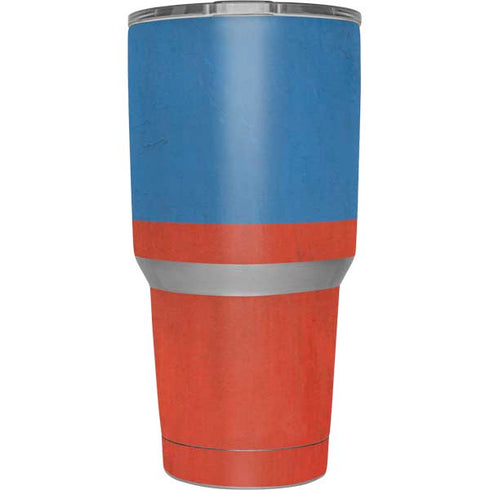Russian Flag Distressed Yeti 30oz Rambler Tumbler Skin