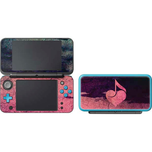 Rustic Musical Heart Nintendo 2DS XL (2017) Skin