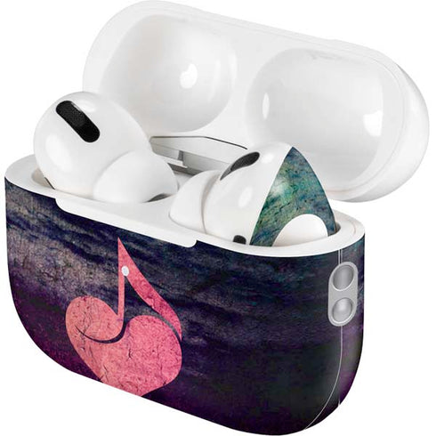 Rustic Musical Heart AirPods Pro 2nd Gen Skin