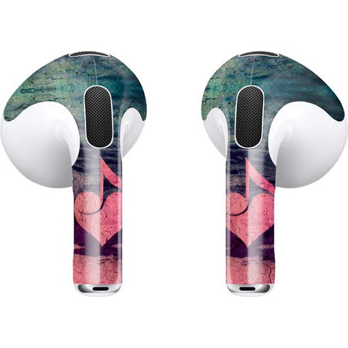 Rustic Musical Heart Apple AirPods (3rd Gen 2021) Skin