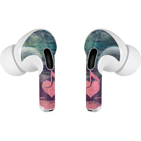 Rustic Musical Heart Apple AirPods Pro Skin