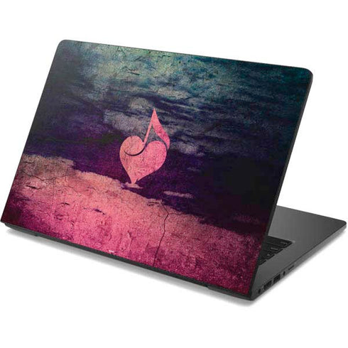 Rustic Musical Heart Dell Chromebook Skin