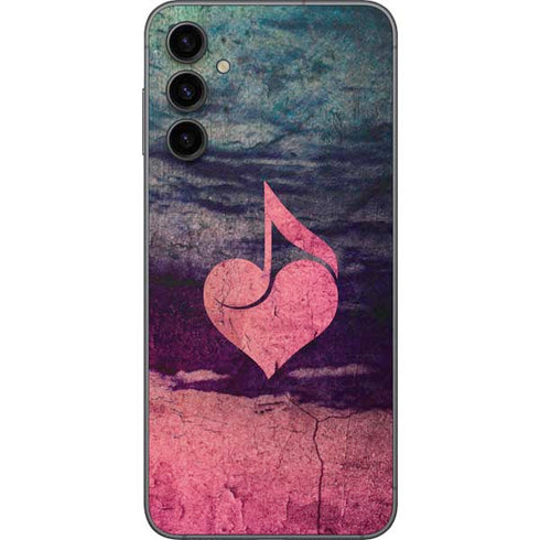 Rustic Musical Heart Galaxy A14 5G Skin
