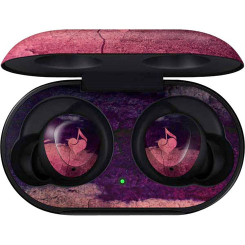 Rustic Musical Heart Galaxy Buds Skin