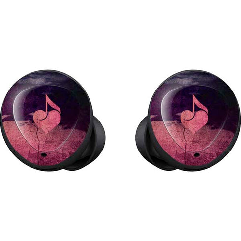 Rustic Musical Heart Galaxy Buds Skin