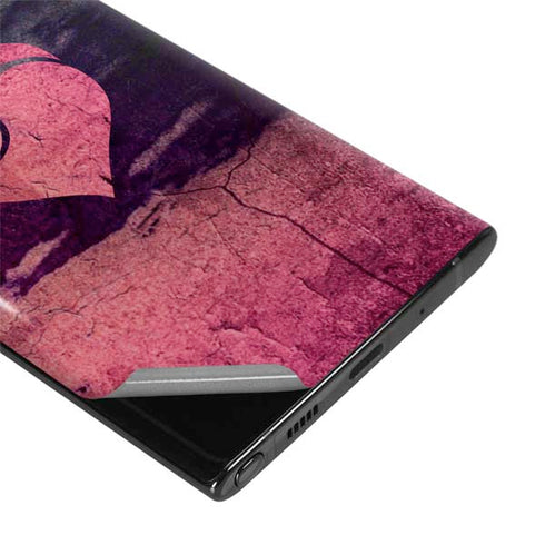 Rustic Musical Heart Galaxy Note 10 Skin