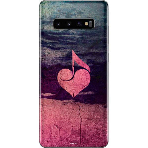 Rustic Musical Heart Galaxy S10 Plus Skin